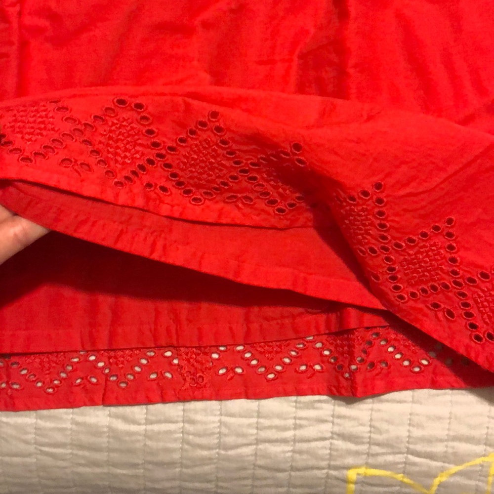 J.Crew Two-Tier Eyelet Dress - Picture 6 of 8